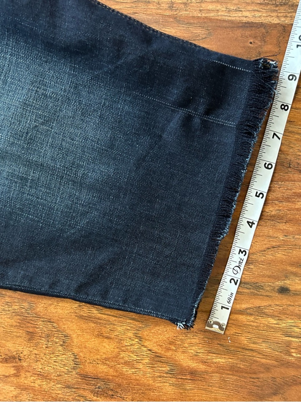 Lee Women’s Dark Indigo Denim Bermuda Shorts - Picture 7 of 10